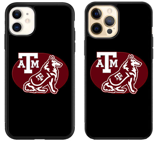 Texas A&M Aggies Black iPhone 12 | 12 Mini | 12 Pro | 12 Pro Max Case