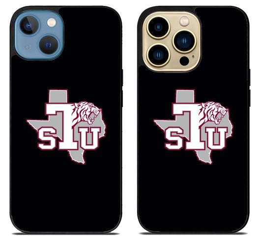 Texas Southern Tigers Logo iPhone 14 | 14 Plus | 14 Pro | 14 Pro Max Case