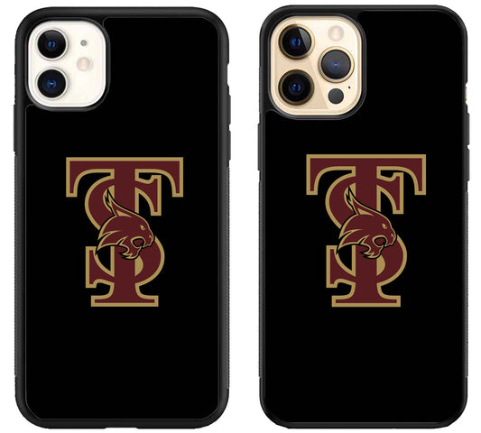Texas State Bobcats Logo iPhone 12 | 12 Mini | 12 Pro | 12 Pro Max Case