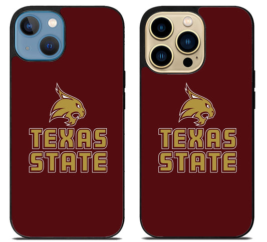 Texas State Bobcats University iPhone 14 | 14 Plus | 14 Pro | 14 Pro Max Case