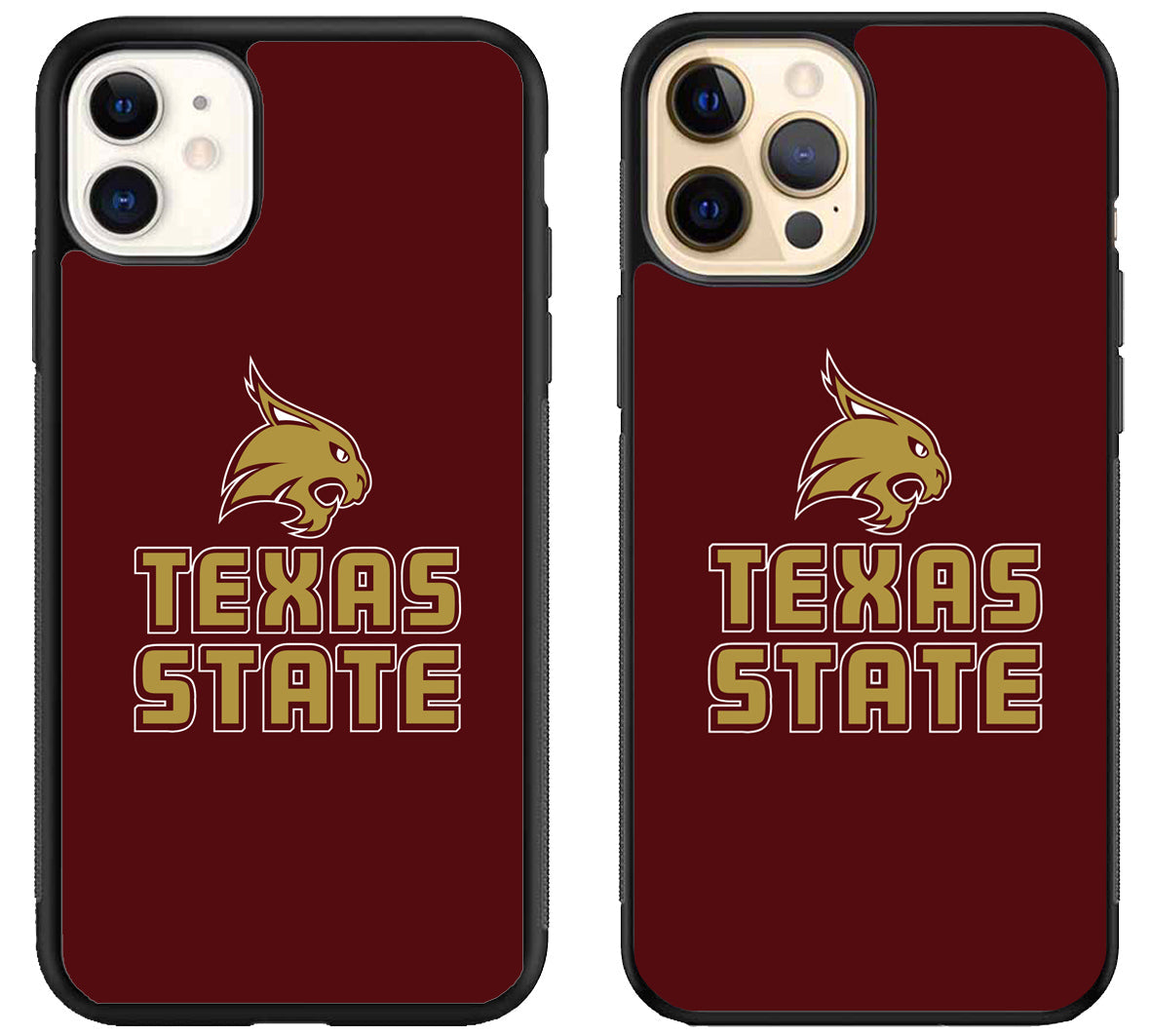 Texas State Bobcats University iPhone 12 | 12 Mini | 12 Pro | 12 Pro Max Case