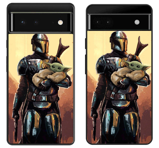 The Mandalorian Star Wars X Baby Yoda Google Pixel 6 | 6A | 6 Pro Case