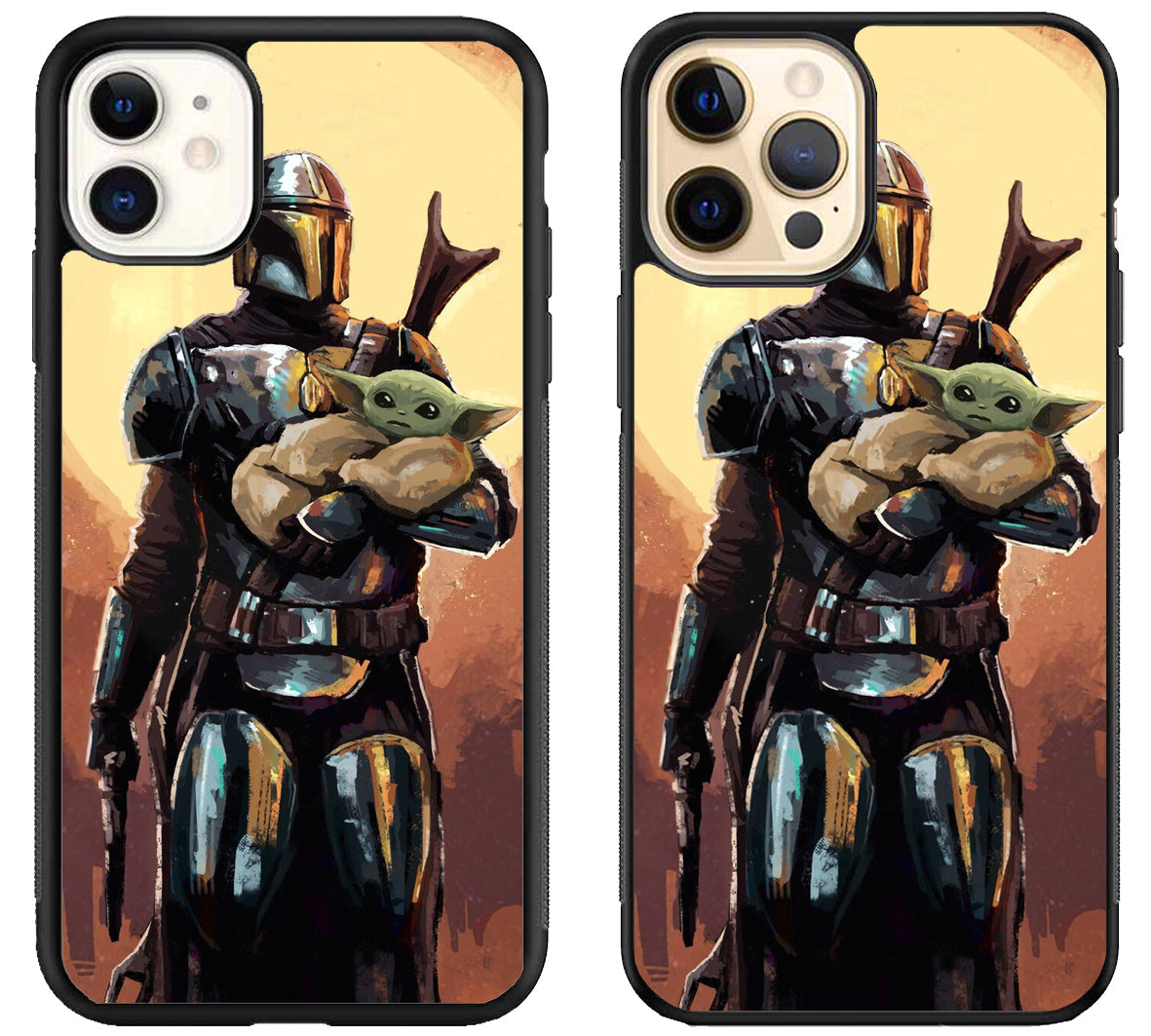 The Mandalorian Star Wars X Baby Yoda iPhone 12 | 12 Mini | 12 Pro | 12 Pro Max Case