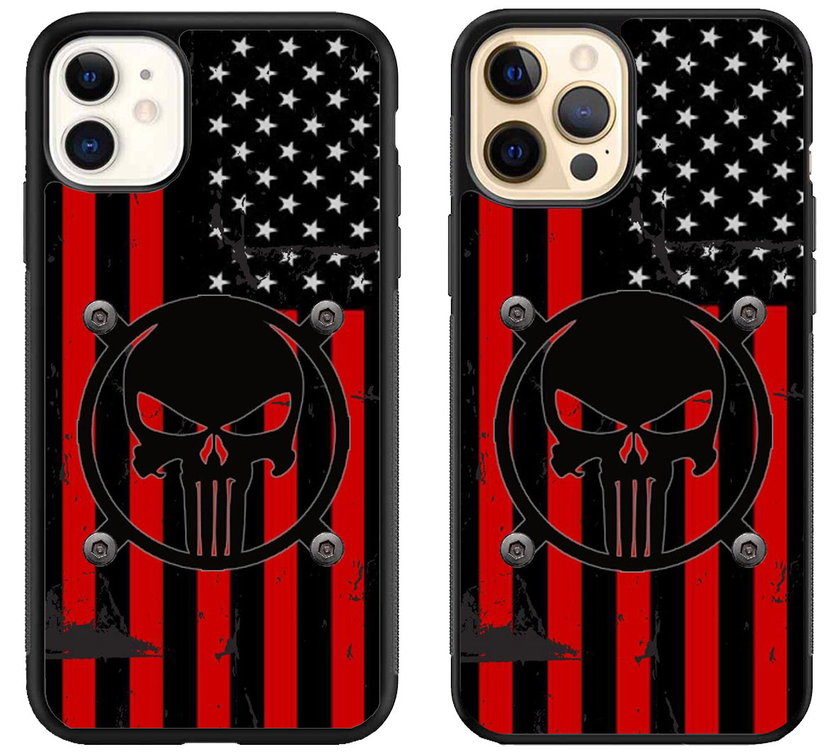 The Punisher Flag iPhone 12 | 12 Mini | 12 Pro | 12 Pro Max Case