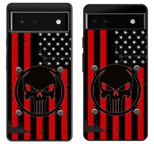 The Punisher Flag Google Pixel 6 | 6A | 6 Pro Case