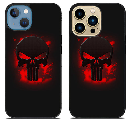 The Punisher Skull iPhone 14 | 14 Plus | 14 Pro | 14 Pro Max Case