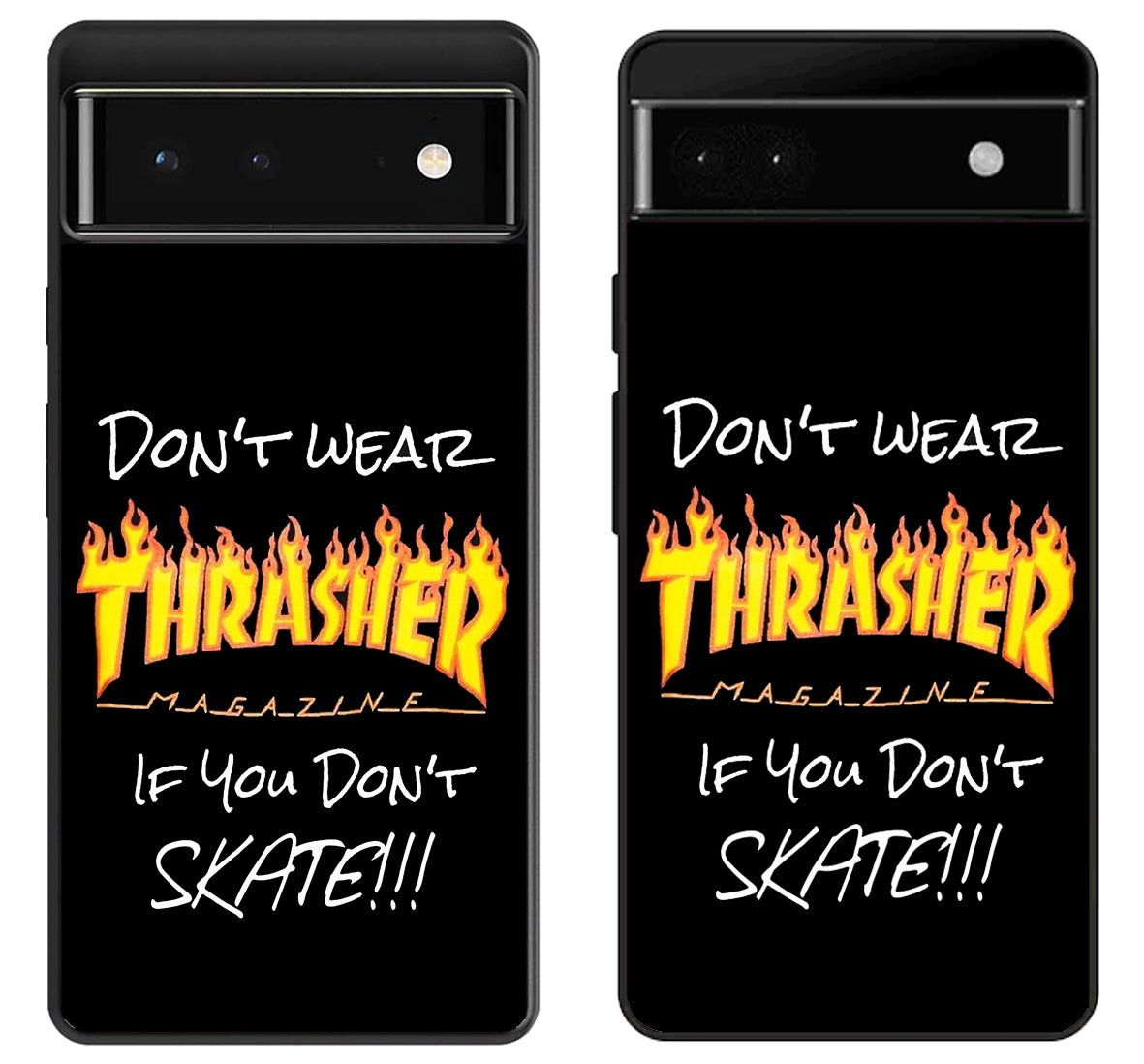 Thrasher Black Google Pixel 6 | 6A | 6 Pro Case