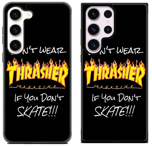 Thrasher Black Samsung Galaxy S23 | S23+ | S23 Ultra Case