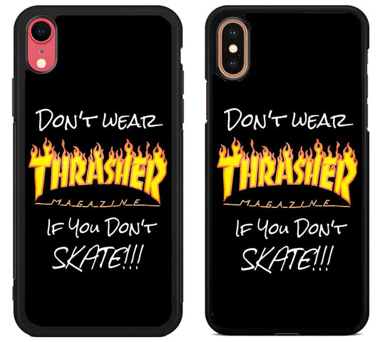 Thrasher Black iPhone X | Xs | Xr | Xs Max Case