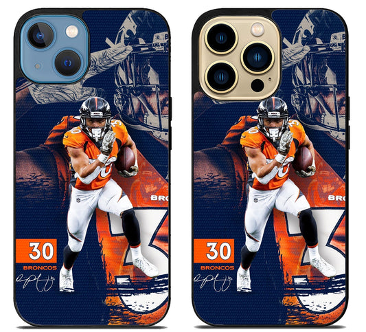 Tioni Taylor Denver Broncos iPhone 14 | 14 Plus | 14 Pro | 14 Pro Max Case