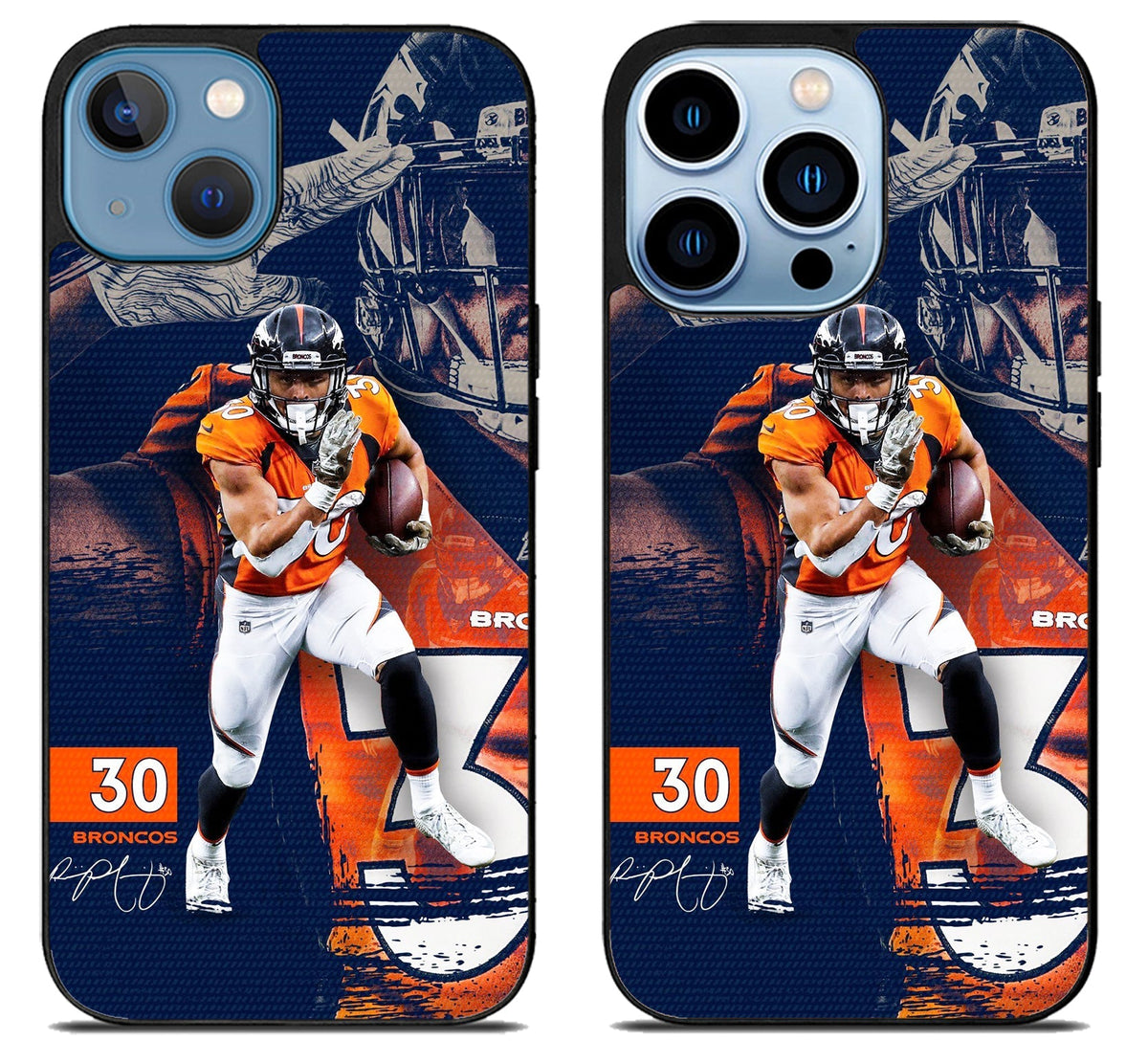 Tioni Taylor Denver Broncos iPhone 13 | 13 Mini | 13 Pro | 13 Pro Max Case