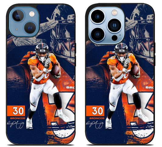 Tioni Taylor Denver Broncos iPhone 13 | 13 Mini | 13 Pro | 13 Pro Max Case