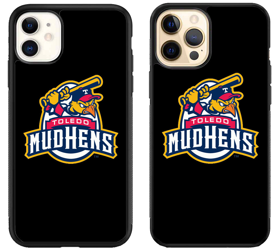 Toledo Mud Hens Black iPhone 12 | 12 Mini | 12 Pro | 12 Pro Max Case