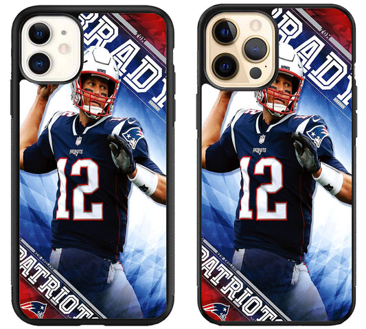 Tom Brady New England Patriots iPhone 12 | 12 Mini | 12 Pro | 12 Pro Max Case