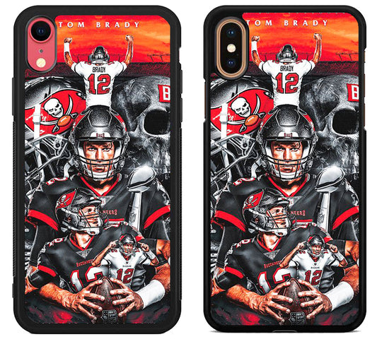 Tom Brady Tampa Bay Buccaneers Collage iPhone X | Xs | Xr | Xs Max Case