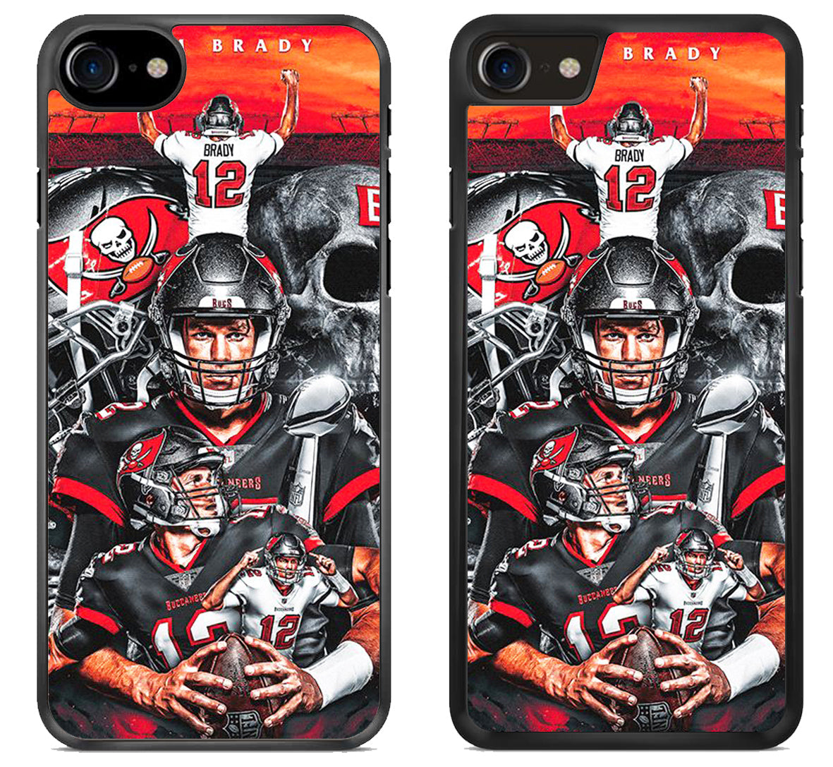 Tom Brady Tampa Bay Buccaneers Collage iPhone SE 2020 | iPhone SE 2022 Case