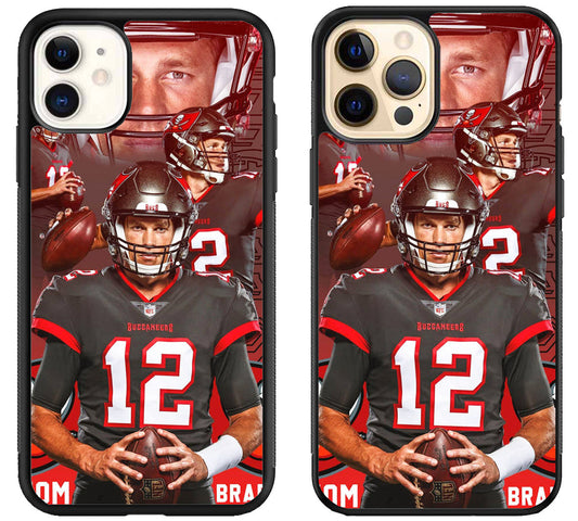 Tom Brady Tampa Bay Buccaneers Wallpaper iPhone 12 | 12 Mini | 12 Pro | 12 Pro Max Case