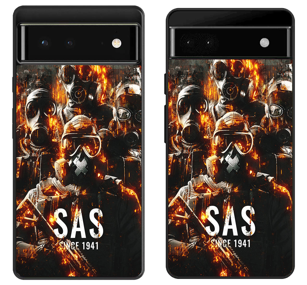 Tom Clancy Rainbow Six Siege SAS Team Operation Google Pixel 6 | 6A | 6 Pro Case