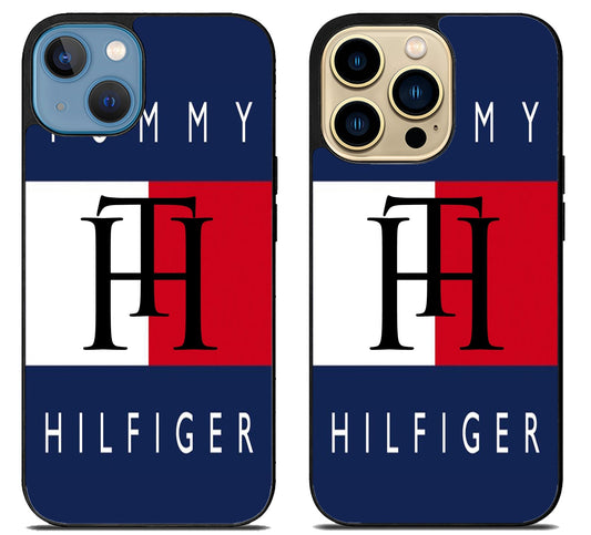 Tommy Hilfiger Logo Cover iPhone 14 | 14 Plus | 14 Pro | 14 Pro Max Case