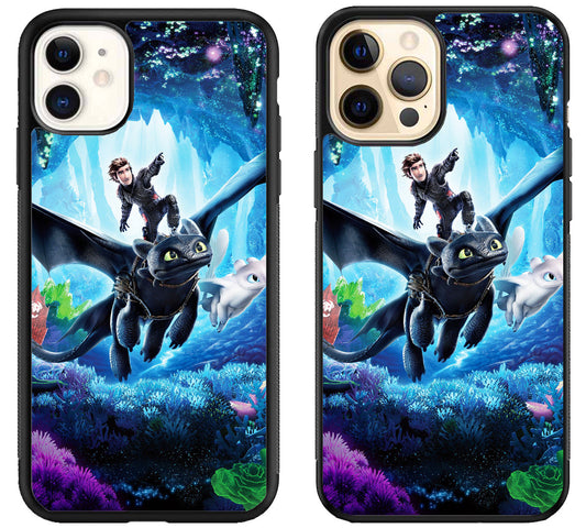 Toothless Dragon And Hiccup iPhone 12 | 12 Mini | 12 Pro | 12 Pro Max Case