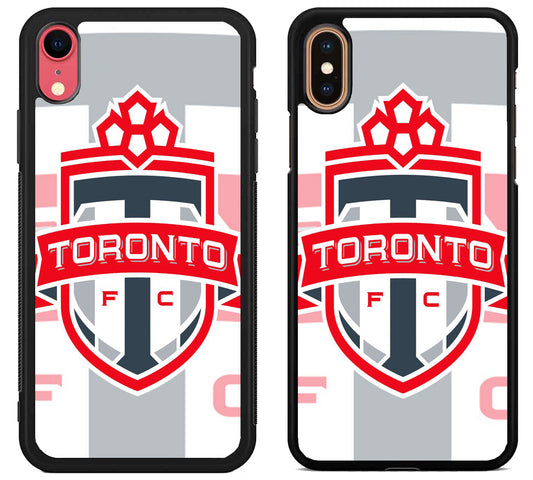 Toronto FC Logo Background iPhone X | Xs | Xr | Xs Max Case