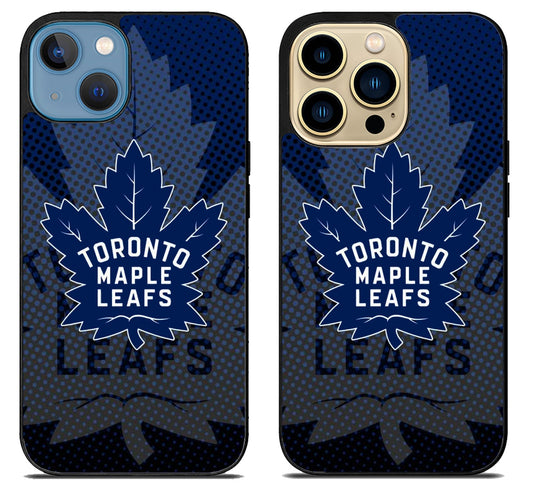 Toronto Maple Leafs Background iPhone 14 | 14 Plus | 14 Pro | 14 Pro Max Case