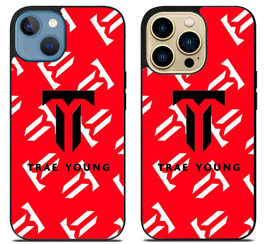 Trae Young Logo Collage iPhone 14 | 14 Plus | 14 Pro | 14 Pro Max Case