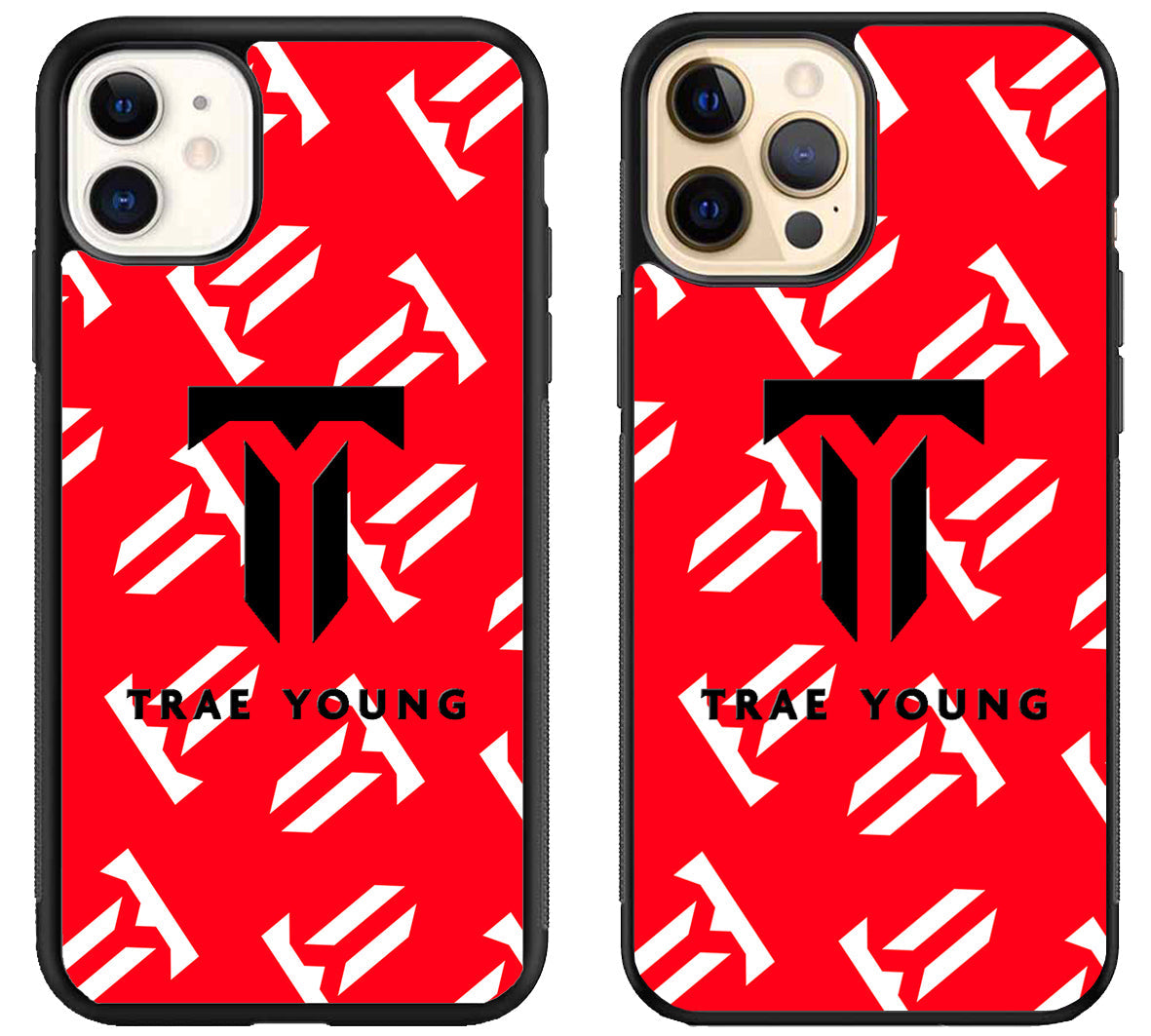 Trae Young Logo Collage iPhone 12 | 12 Mini | 12 Pro | 12 Pro Max Case
