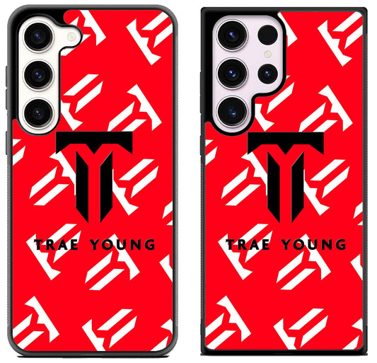 Trae Young Logo Collage Samsung Galaxy S23 | S23+ | S23 Ultra Case