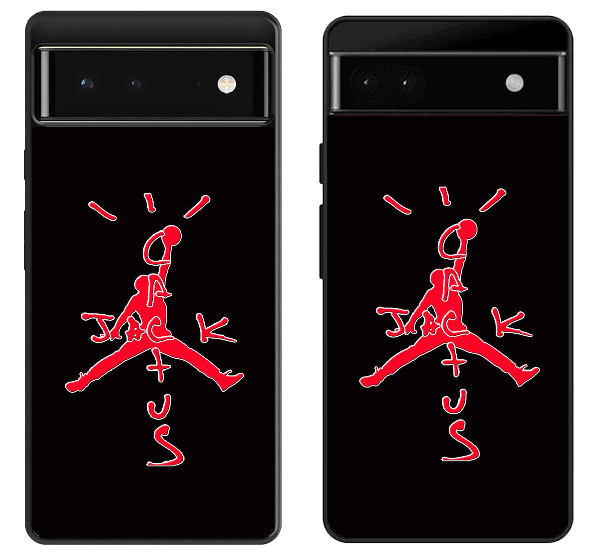 Travis Scott Jack Cactus X Jordan Red Google Pixel 6 | 6A | 6 Pro Case