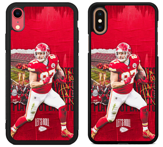 Travis kelce Kc Chiefs Style iPhone X | Xs | Xr | Xs Max Case