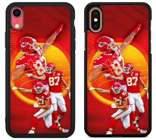 Travis kelce Kc Chiefs Wallpaper iPhone X | Xs | Xr | Xs Max Case
