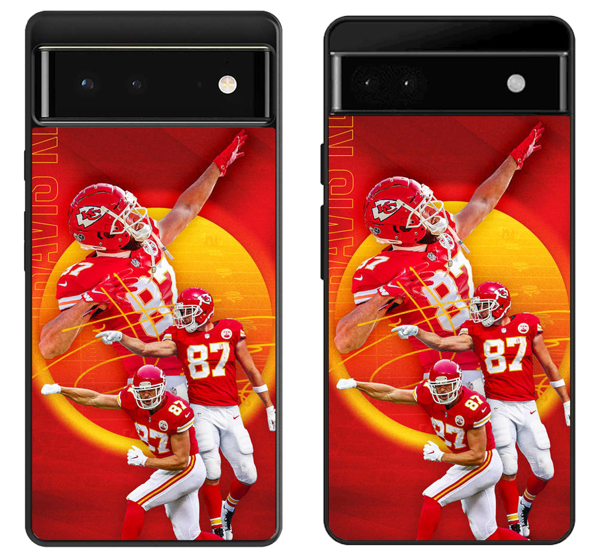 Travis kelce Kc Chiefs Wallpaper Google Pixel 6 | 6A | 6 Pro Case