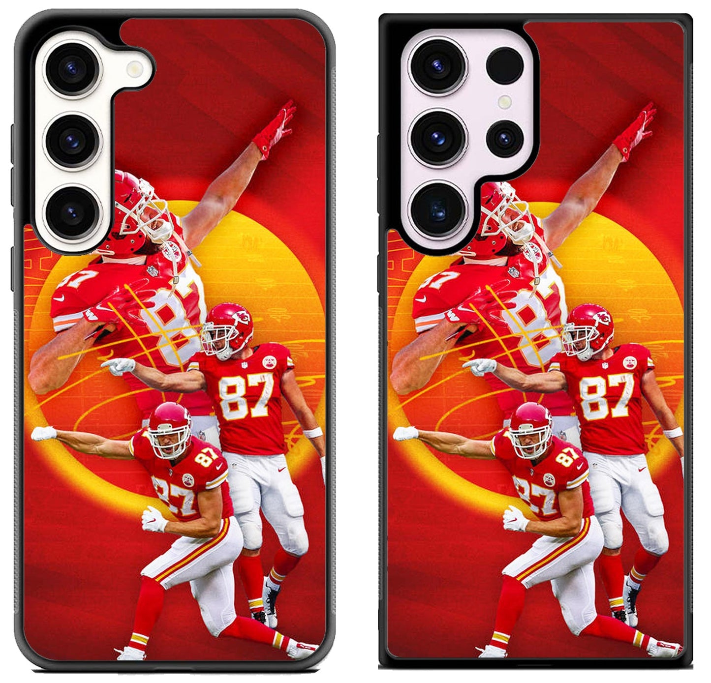 Travis kelce Kansas City Chiefs Wallpaper Samsung Galaxy S23 | S23+ | S23 Ultra Case
