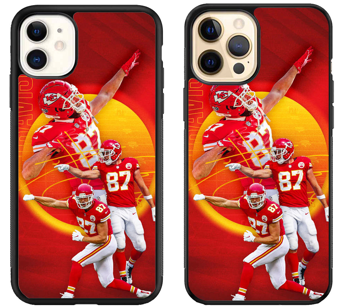 Travis kelce Kansas City Chiefs Wallpaper iPhone 12 | 12 Mini | 12 Pro | 12 Pro Max Case
