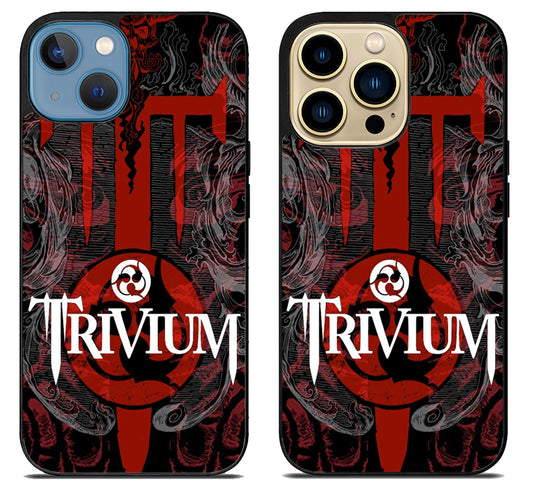 Trivium Logo Background iPhone 14 | 14 Plus | 14 Pro | 14 Pro Max Case