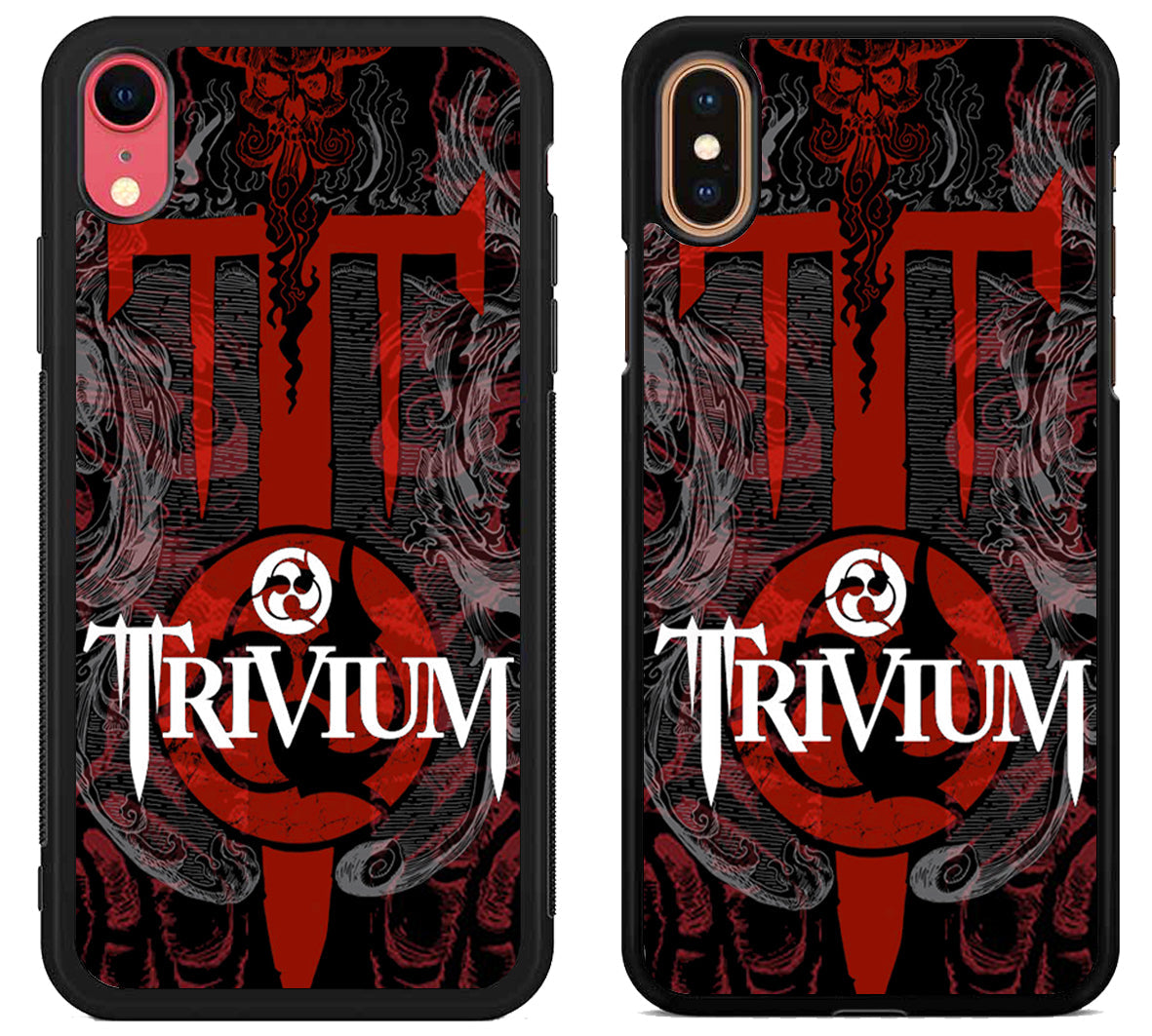 Trivium Logo Background iPhone X | Xs | Xr | Xs Max Case