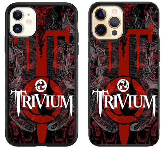 Trivium Logo Background iPhone 12 | 12 Mini | 12 Pro | 12 Pro Max Case