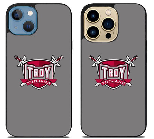 Troy University Trojans  Logo iPhone 14 | 14 Plus | 14 Pro | 14 Pro Max Case