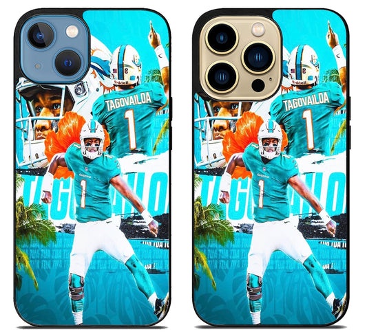 Tua Tagovailoa Collage iPhone 14 | 14 Plus | 14 Pro | 14 Pro Max Case