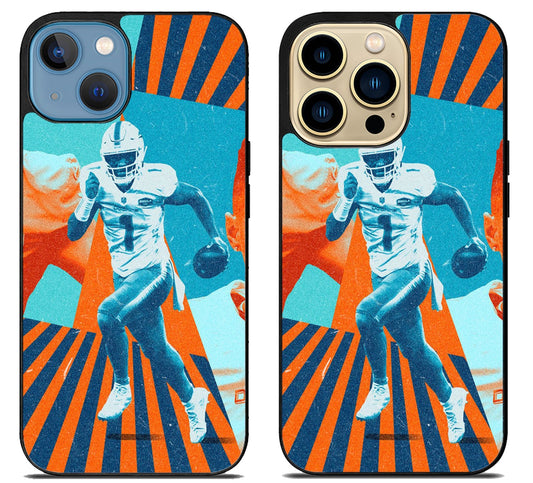 Tua Tagovailoa Dolphins Cover iPhone 14 | 14 Plus | 14 Pro | 14 Pro Max Case