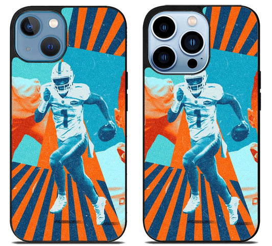 Tua Tagovailoa Miami Dolphins Cool iPhone 13 | 13 Mini | 13 Pro | 13 Pro Max Case