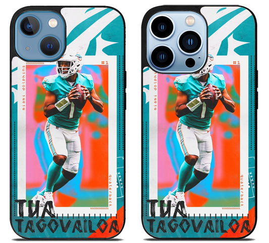 Tua Tagovailoa Miami Dolphins Style iPhone 13 | 13 Mini | 13 Pro | 13 Pro Max Case