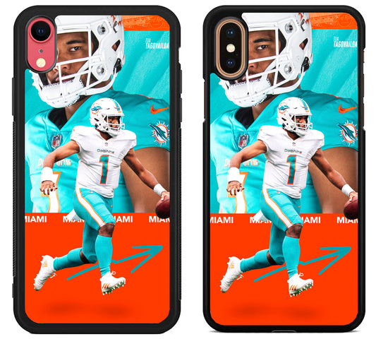 Tua Tagovailoa Miami Dolphins iPhone X | Xs | Xr | Xs Max Case