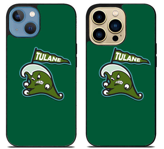 Tulane Green Wave Logo iPhone 14 | 14 Plus | 14 Pro | 14 Pro Max Case