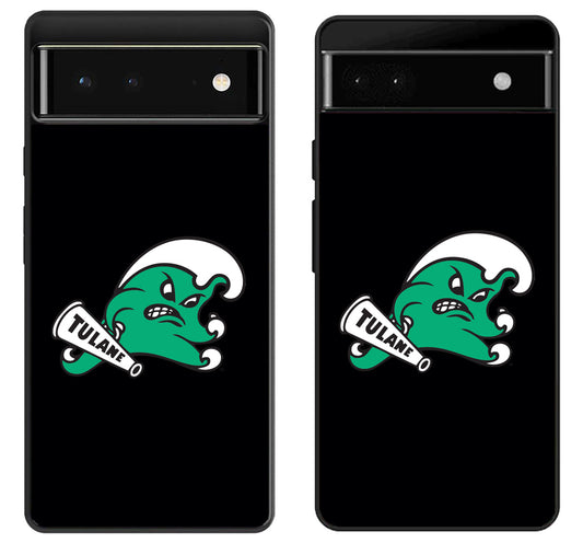 Tulane Green Wave Cover Google Pixel 6 | 6A | 6 Pro Case