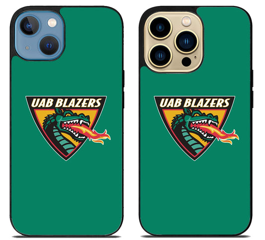 UAB Blazers Logo iPhone 14 | 14 Plus | 14 Pro | 14 Pro Max Case