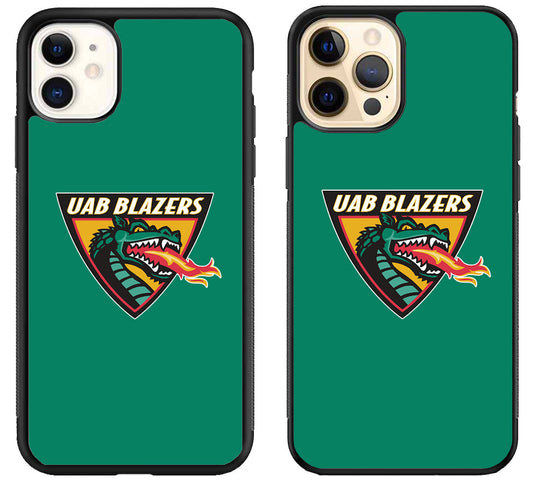 UAB Blazers Logo iPhone 12 | 12 Mini | 12 Pro | 12 Pro Max Case