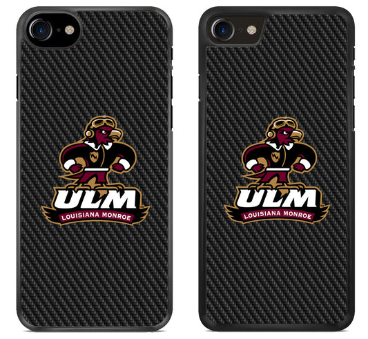ULM Louisiana Monroe Warhawks Carbon iPhone SE 2020 | iPhone SE 2022 Case