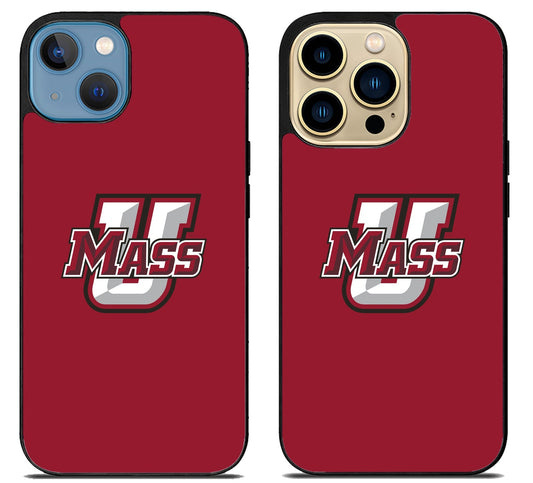 UMass Minutemen Logo iPhone 14 | 14 Plus | 14 Pro | 14 Pro Max Case